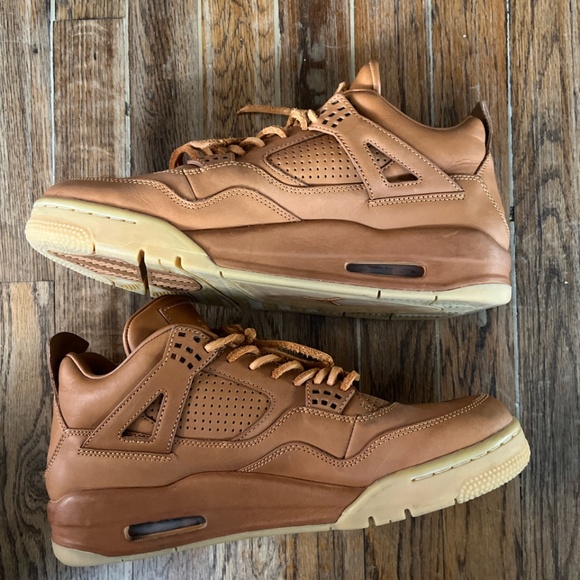 Air Jordan 4 IV Retro Premium Pinnacle Wheat Brown size 11 - Picture 4 of 6